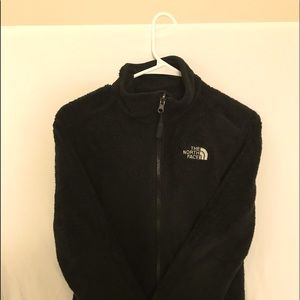 Woman’s Northfaceface black fleece size small